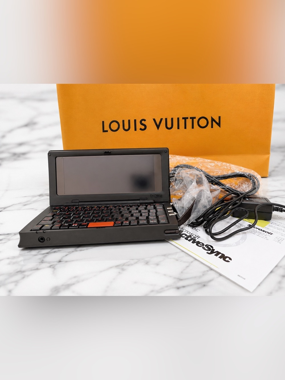 Rare Louis Vuitton 25th Anniversary Damier Edene Mini Celux Clavier Notebook PC